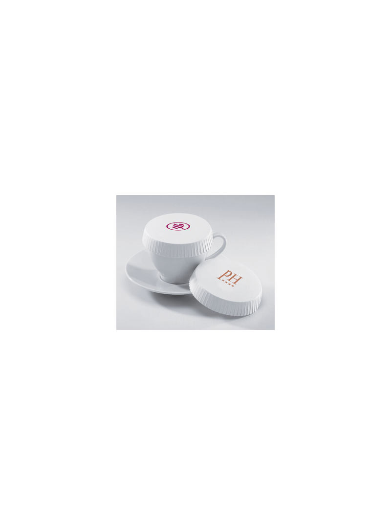 COPRITAZZA CON UNGHIA in cartoncino alimentare bianco Personalizzazione ad 1/2 colori